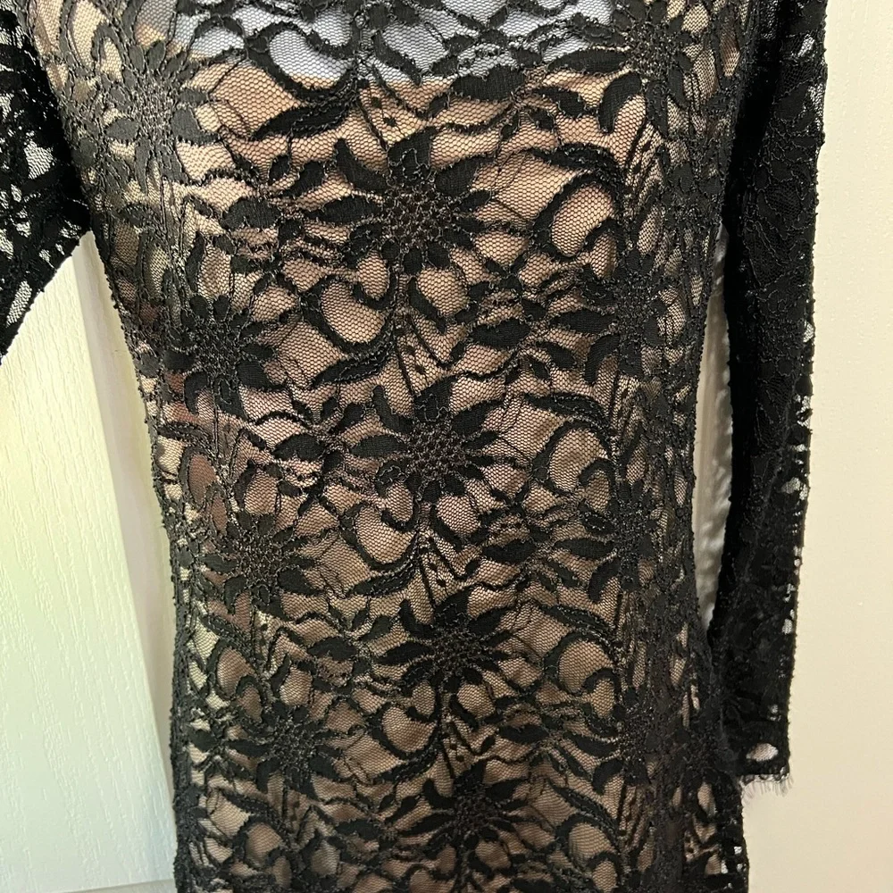 NWOT Black Lace Dress - Picture 2 of 5